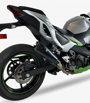 Auspuff WK7240SBX IXRACE M10B Schwarz für Kawasaki Ninja 7 Hybrid, Z 7 Hybrid