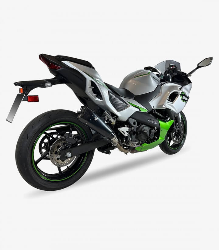 Auspuff WK7240SBX IXRACE M10B Schwarz für Kawasaki Ninja 7 Hybrid, Z 7 Hybrid