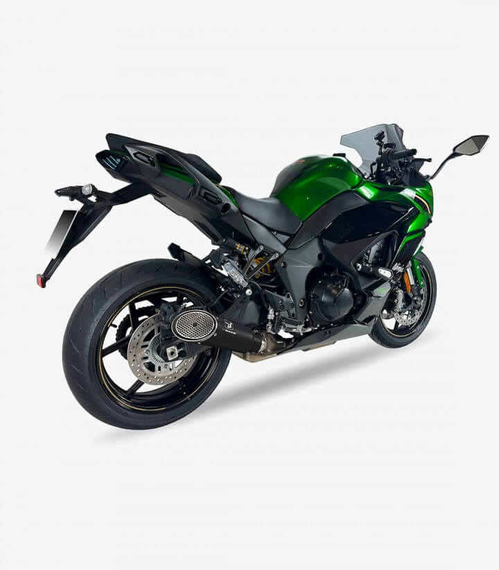 Auspuff BK7294B IXRACE MK1B Schwarz für Kawasaki Ninja 1000 SX (20-24)