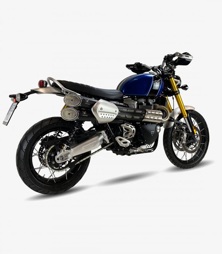 Auspuff BT4067B IXRACE MK1B Schwarz für Scrambler 1200 19-22