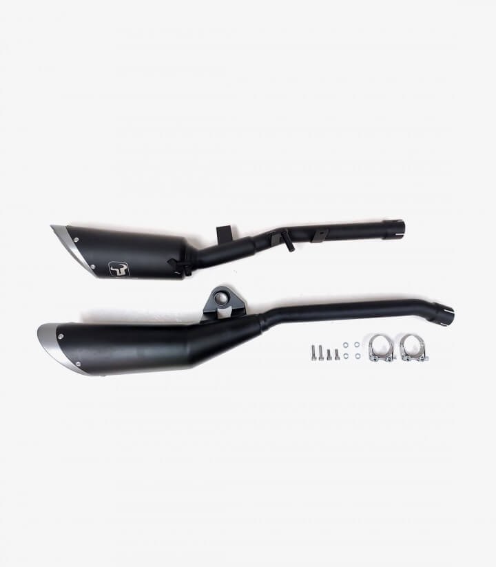 Auspuff BT4067B IXRACE MK1B Schwarz für Scrambler 1200 19-22
