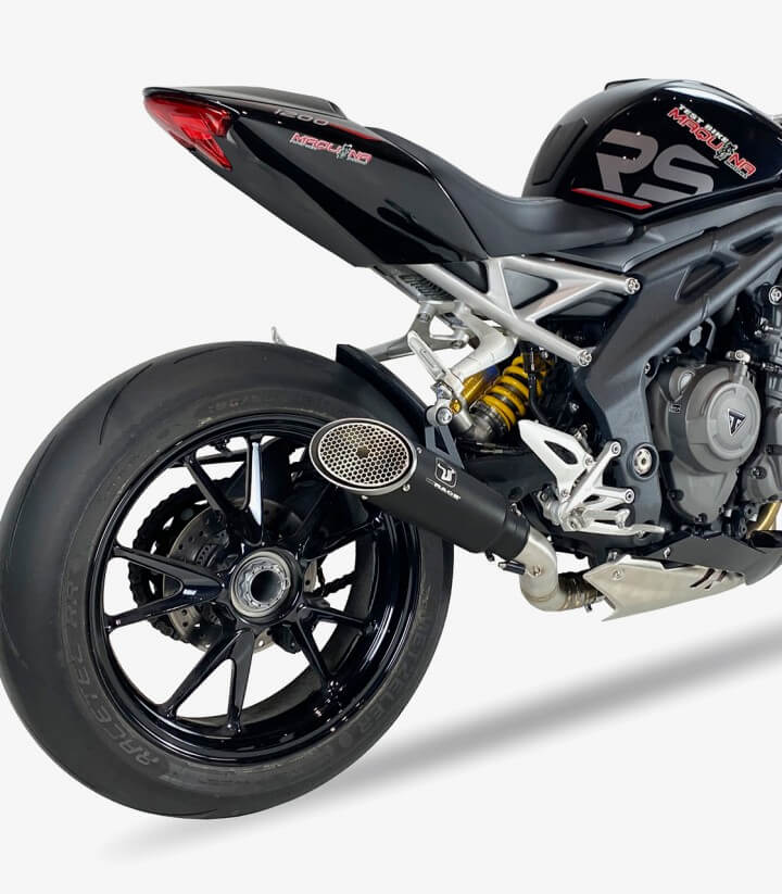 Auspuff BT4270B IXRACE MK1B Schwarz für Triumph Speed Triple 1200 RS / RR (21-24)
