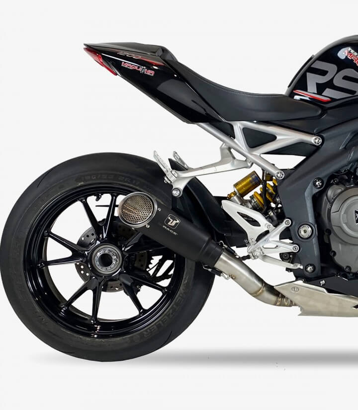 Auspuff BT4270B IXRACE MK1B Schwarz für Triumph Speed Triple 1200 RS / RR (21-24)