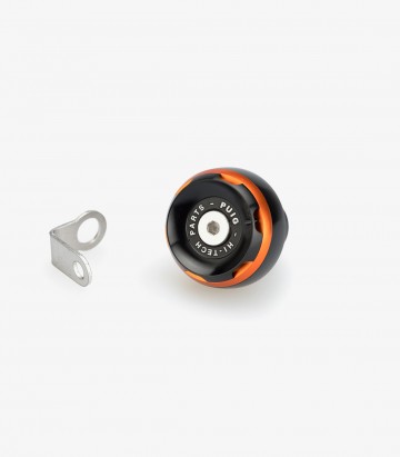 Puig Track Oil Filler Cap Orange 20348T for various Husqvarna, KTM, and Triumph models