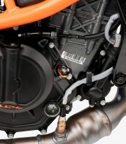 Tapón Cárter Track Puig Naranja 20348T para varios modelos de Husqvarna, KTM y Triumph