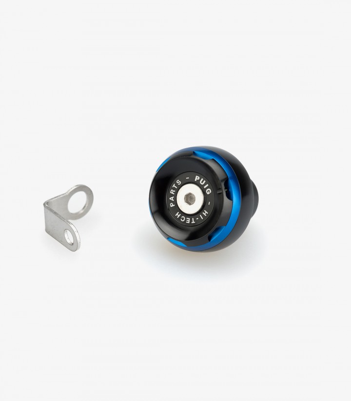 Puig Track Oil Filler Cap Blue 20348A for various Husqvarna, KTM, and Triumph models