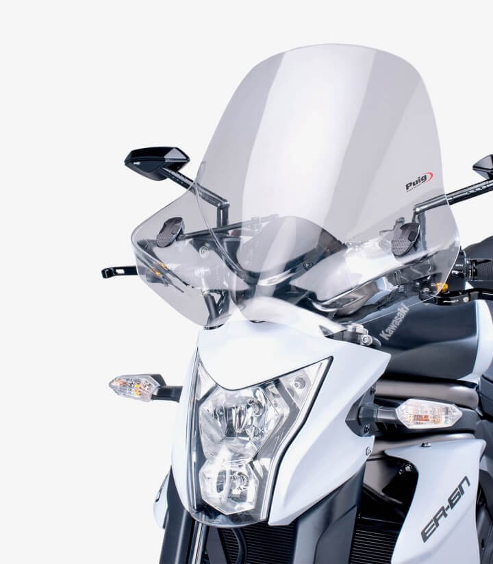 Windschild Puig Touring II Kawasaki ER-6N, Z650/900/1000R Klar 6410W