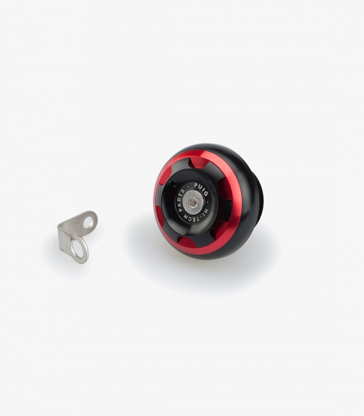 Tapón Cárter Track Puig Rojo 20343R para varios modelos de Aprilia