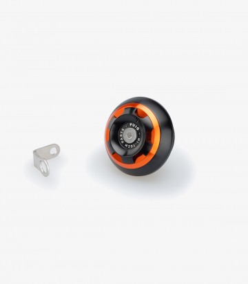 Tapón Cárter Track Puig Naranja 20342T para varios modelos de Kawasaki