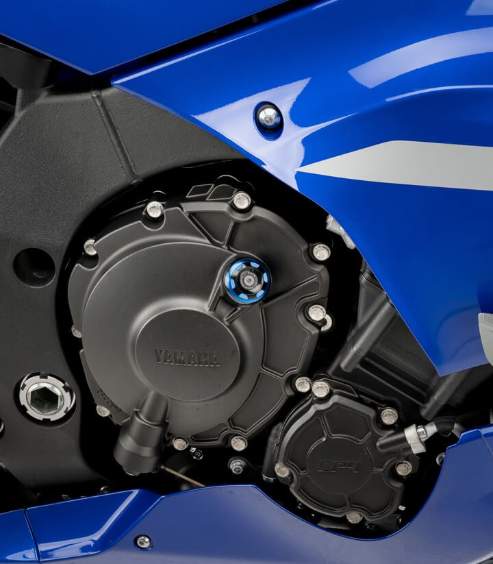 Öleinfüllschraube Kurbelgehäuse Track Puig Blau 20341A für several Yamaha models