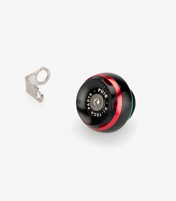 Puig Track Oil Filler Cap Red 20340R for various CFMOTO, Ducati, Honda, Kawasaki, and Triumph models