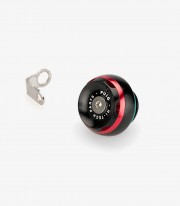 Puig Track Oil Filler Cap Red 20340R for various CFMOTO, Ducati, Honda, Kawasaki, and Triumph models