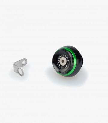 Puig Track Oil Filler Cap Green 20339V for various Aprilia, Suzuki, and Yamaha models