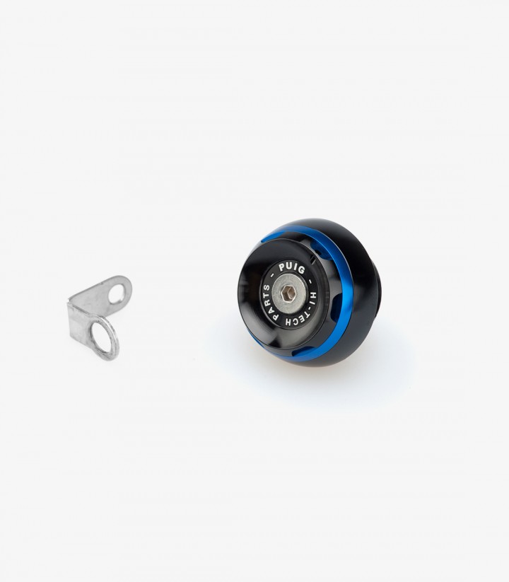 Puig Track Oil Filler Cap Blue 20339A for various Aprilia, Suzuki, and Yamaha models