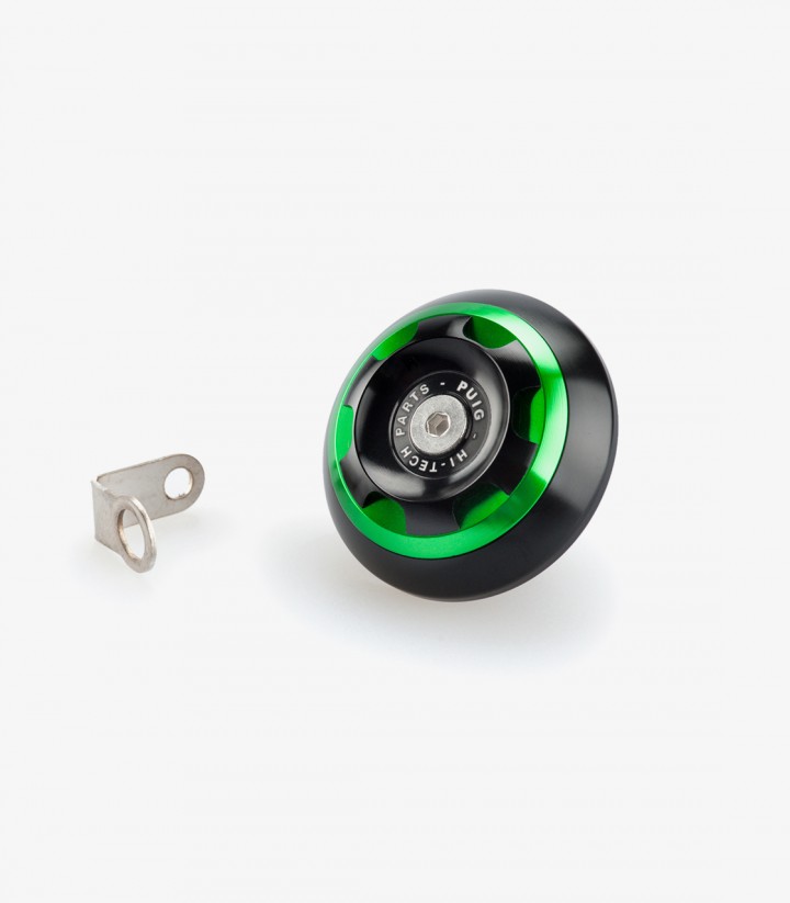 Puig Track Oil Filler Cap Green 20338V for Triumph Speed Twin, Street Twin