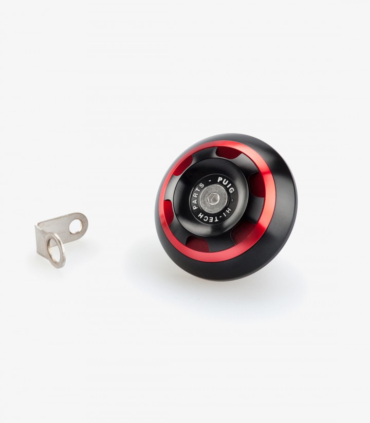 Tapón Cárter Track Puig Rojo 20338R para Triumph Speed Twin, Street Twin