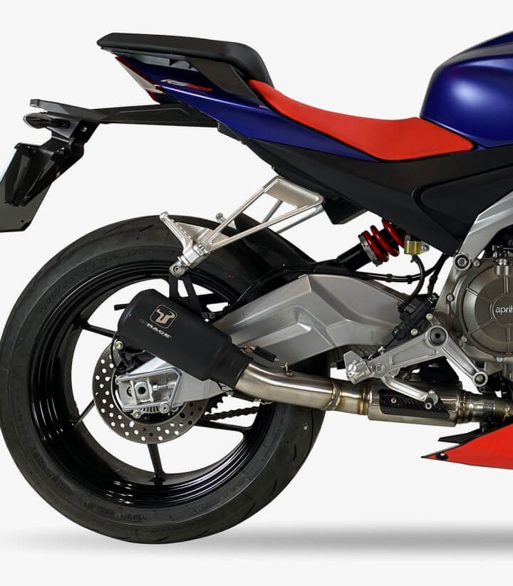 Auspuff AA3275SB IXRACE MK2B Schwarz für Aprilia RS/Tuono 660 Full System (21-24)