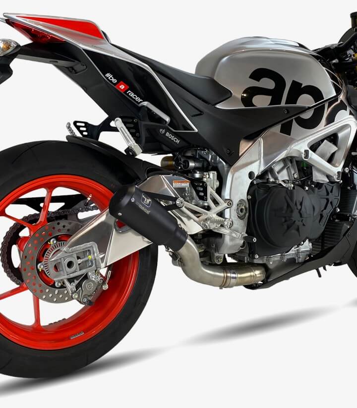 Auspuff AA3285SB IXRACE MK2B Schwarz für Aprilia RSV4/Tuono V4 / Factory 1100 Slip-On (17-20)