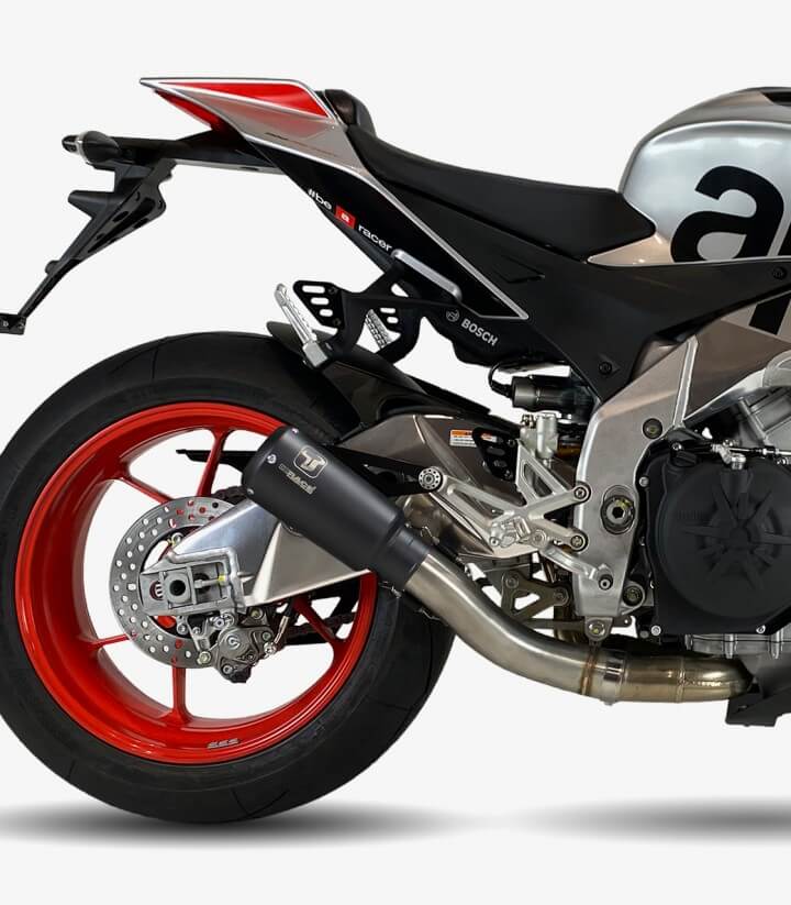 Auspuff AA3285SB IXRACE MK2B Schwarz für Aprilia RSV4/Tuono V4 / Factory 1100 Slip-On (17-20)