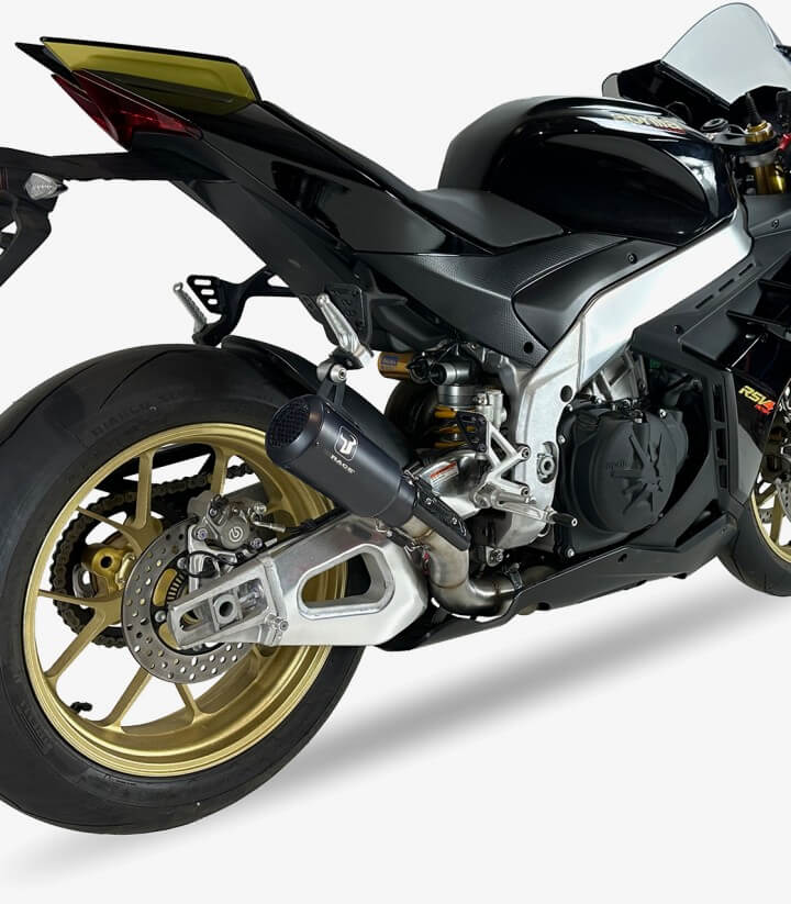 Auspuff AA3286SB IXRACE MK2B Schwarz für Aprilia RSV4/Factory 1100, Tuono V4/Factory 1100 Slip-On (21-26)