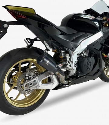 Auspuff AA3286SB IXRACE MK2B Schwarz für Aprilia RSV4/Factory 1100, Tuono V4/Factory 1100 Slip-On (21-26)