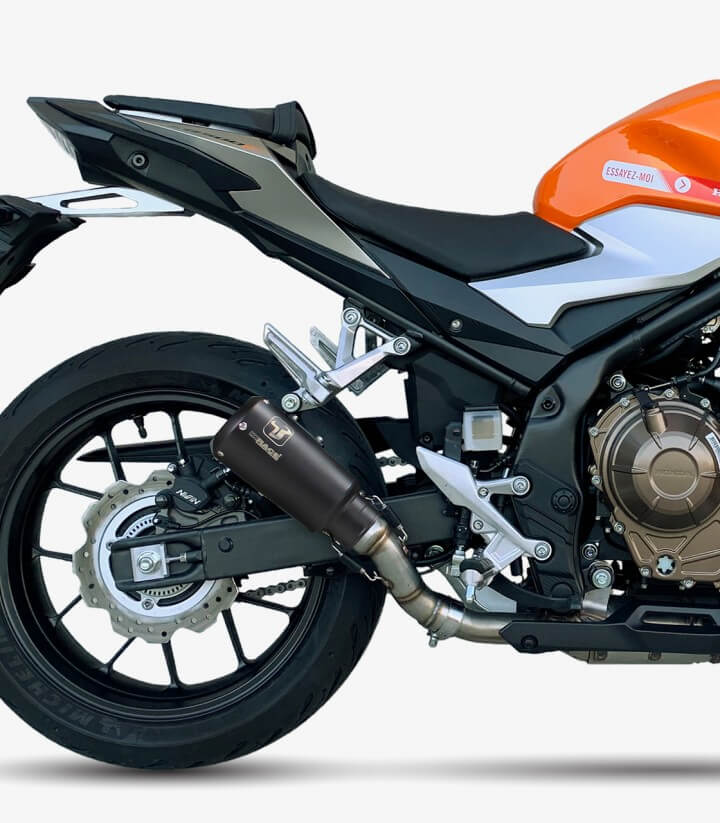 Auspuff AH6236SB IXRACE MK2B Schwarz für Honda CB 500 F/X (19-24), CBR 500 R (19-23)