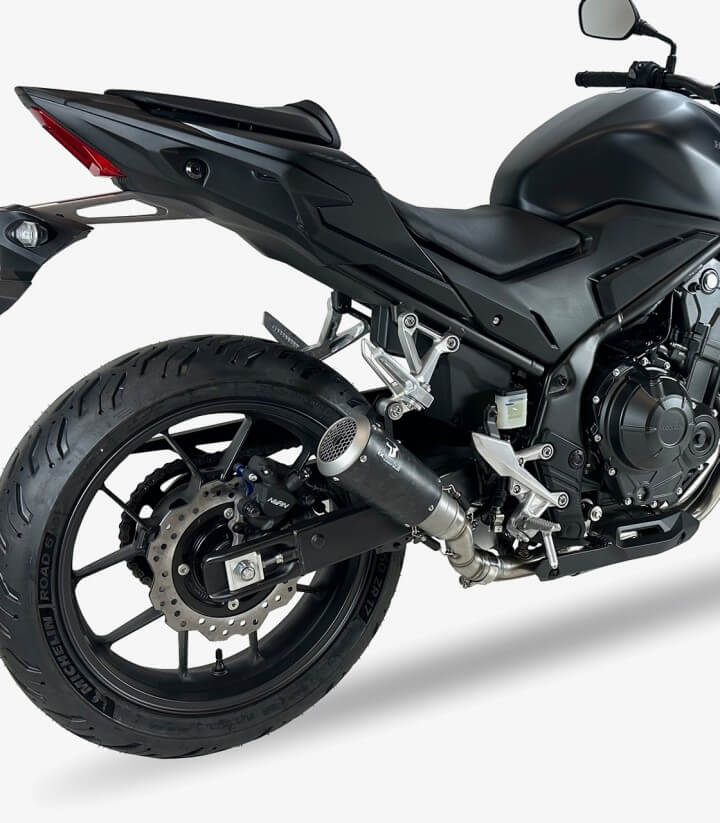 Auspuff AH6237CX IXRACE MK2C Carbon für Honda CB 500 Hornet, CBR 500 R, NX500 (24-26)