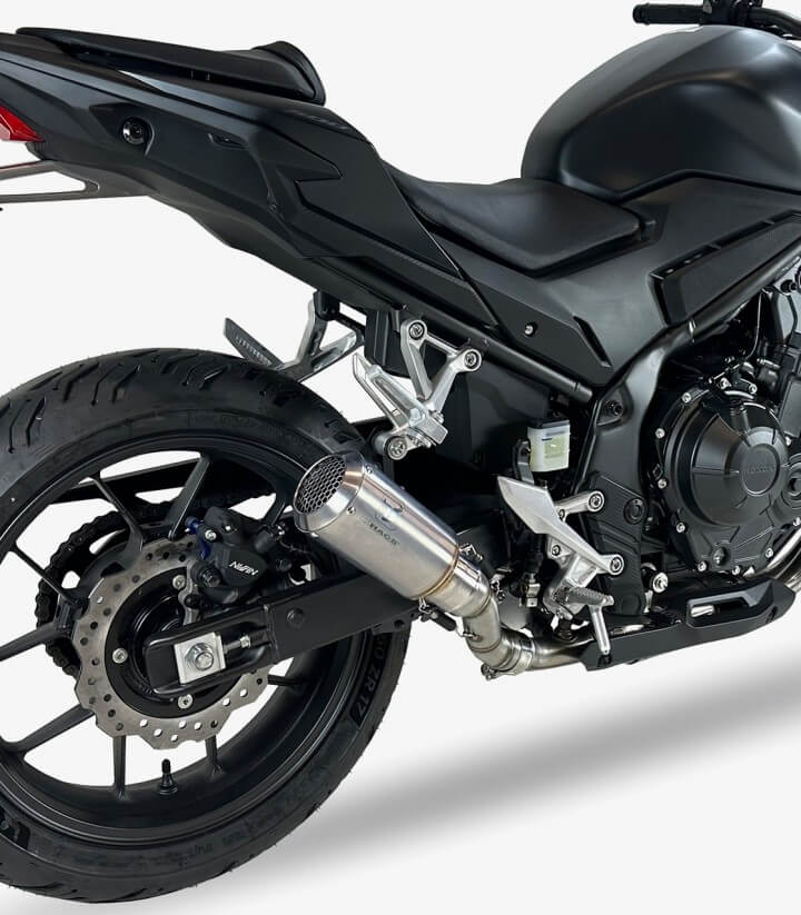 Auspuff AH6237S IXRACE MK2 Stahl für Honda CB 500 Hornet, CBR 500 R, NX500 (24-26)