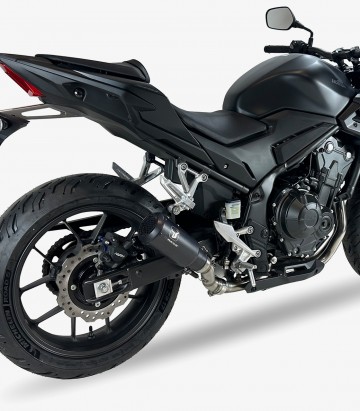 Auspuff AH6237SB IXRACE MK2B Schwarz für Honda CB 500 Hornet, CBR 500 R, NX500 (24-26)