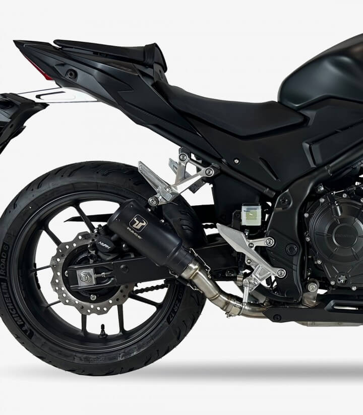 Auspuff AH6237SB IXRACE MK2B Schwarz für Honda CB 500 Hornet, CBR 500 R, NX500 (24-26)