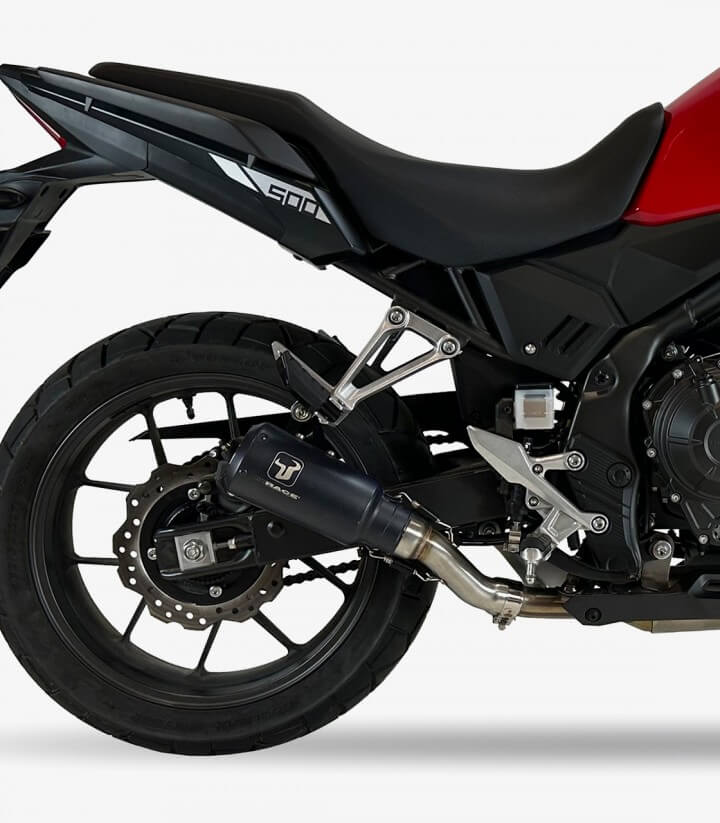 Auspuff AH6237SB IXRACE MK2B Schwarz für Honda CB 500 Hornet, CBR 500 R, NX500 (24-26)