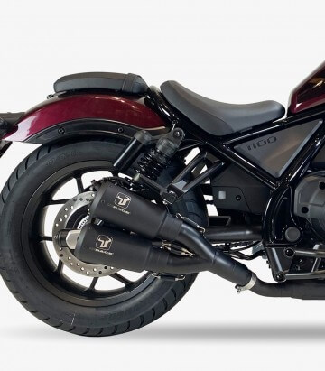 Auspuff AH6238SB IXRACE MK2B Schwarz für Honda Rebel CMX 1100 (21-26)