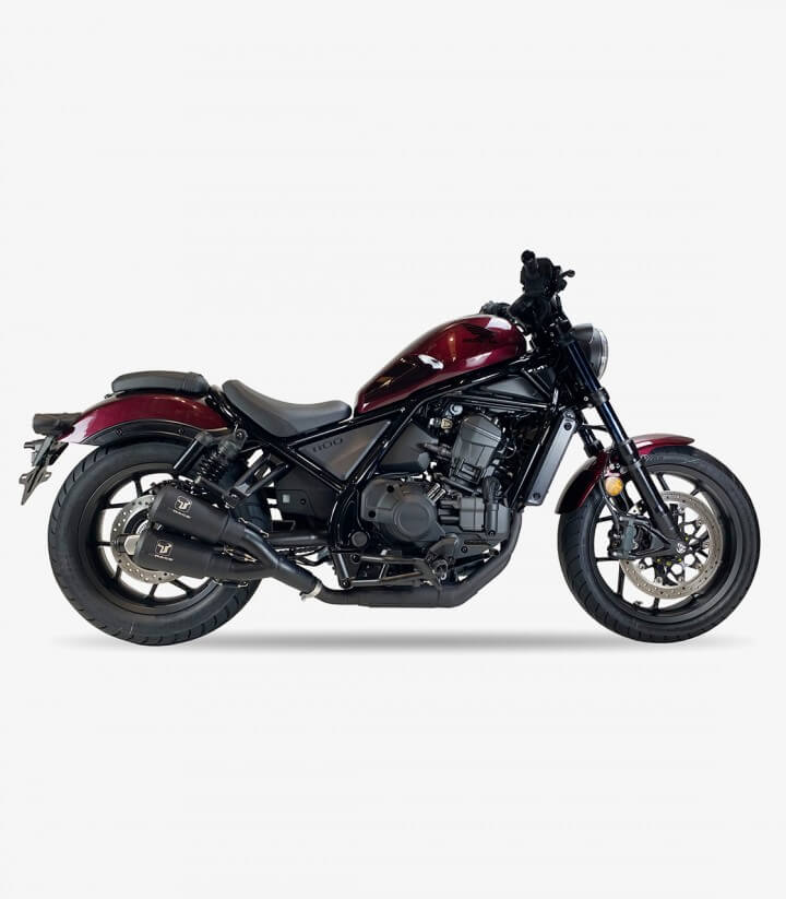 Auspuff AH6238SB IXRACE MK2B Schwarz für Honda Rebel CMX 1100 (21-26)