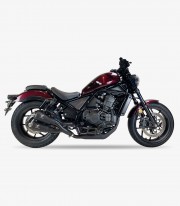 Escape AH6238SB IXRACE MK2B Negro para Honda Rebel CMX 1100 21-24