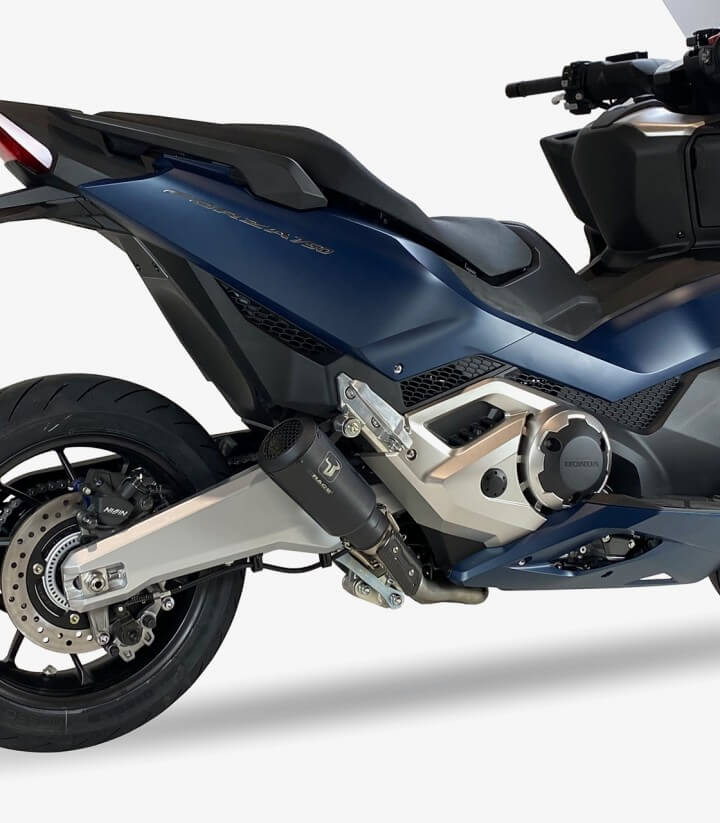 Auspuff AH6259SB IXRACE MK2B Schwarz für Honda Forza 750 (21-24), X-ADV 750 (17-24)