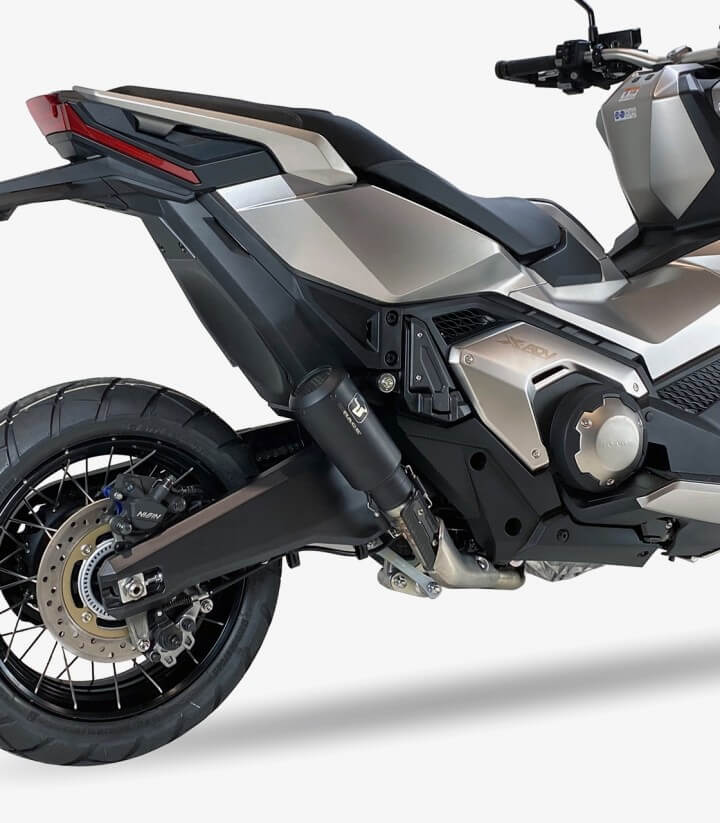 Auspuff AH6259SB IXRACE MK2B Schwarz für Honda Forza 750 (21-24), X-ADV 750 (17-24)