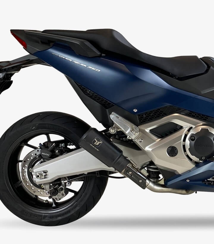 Auspuff AH6259SB IXRACE MK2B Schwarz für Honda Forza 750 (21-24), X-ADV 750 (17-24)