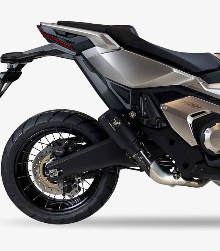 Auspuff AH6259SB IXRACE MK2B Schwarz für Honda Forza 750 (21-24), X-ADV 750 (17-24)
