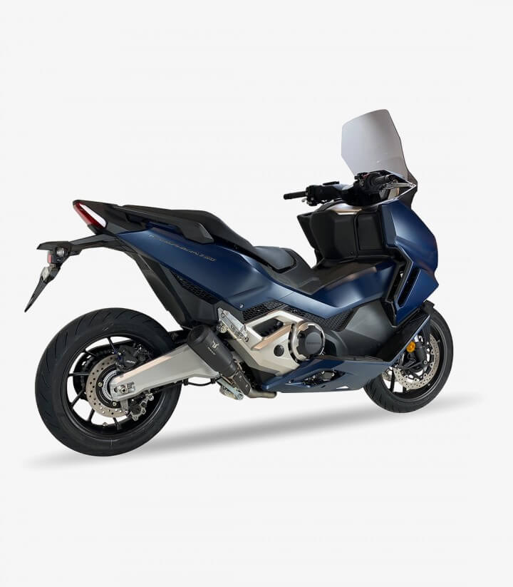 Auspuff AH6259SB IXRACE MK2B Schwarz für Honda Forza 750 (21-24), X-ADV 750 (17-24)