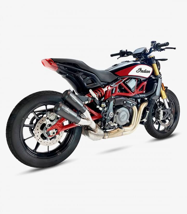 Auspuff AI2220SB IXRACE MK2B Schwarz für Indian FTR 1200 S/R (18-20)