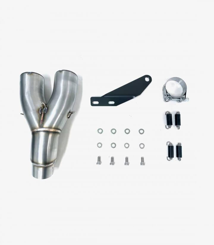 Auspuff AI2220SB IXRACE MK2B Schwarz für Indian FTR 1200 S/R (18-20)