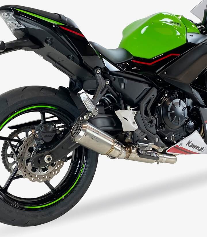 Auspuff AK7154S IXRACE MK2 Stahl für Kawasaki Ninja 650 / Z 650 Full System (20)