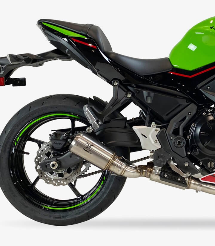 Auspuff AK7154S IXRACE MK2 Stahl für Kawasaki Ninja 650 / Z 650 Full System (20)