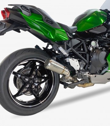 Auspuff AK7200S IXRACE MK2 Stahl für Kawasaki Ninja H2 SX (22-26)