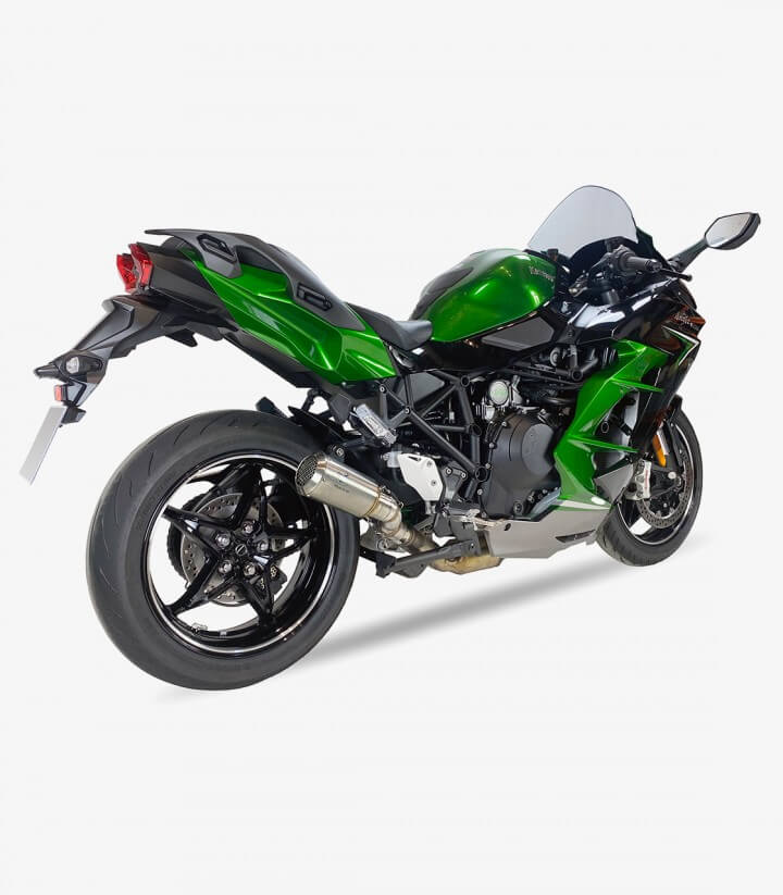Auspuff AK7200S IXRACE MK2 Stahl für Kawasaki Ninja H2 SX (22-26)