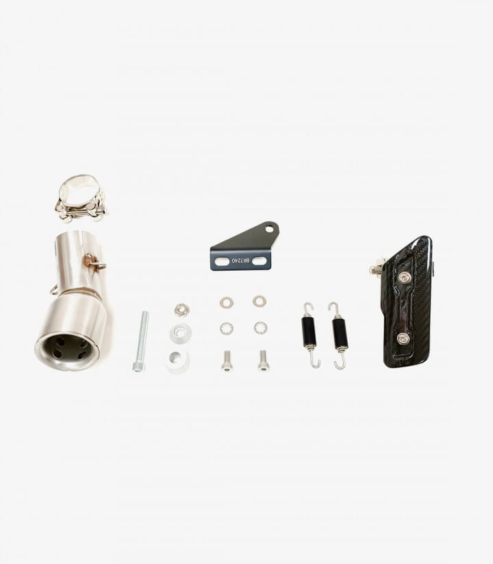 Escape AK7240CX IXRACE MK2C Carbono para Kawasaki Ninja 500 2024, Ninja 7 Hybrid, Z 500 2024, Z 7 Hybrid