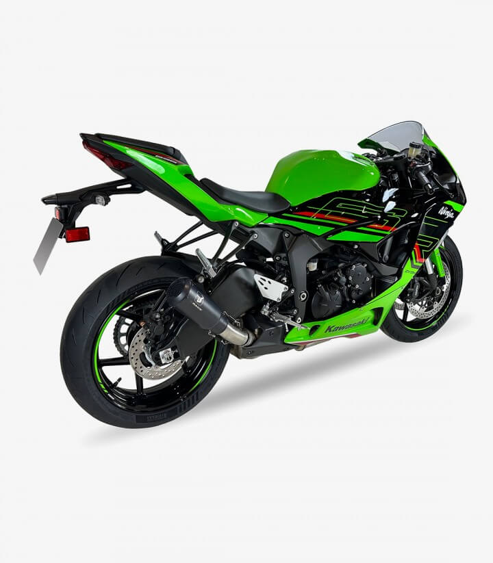 Escape AK7244SB IXRACE MK2B Negro para Kawasaki ZX-6 R 2024