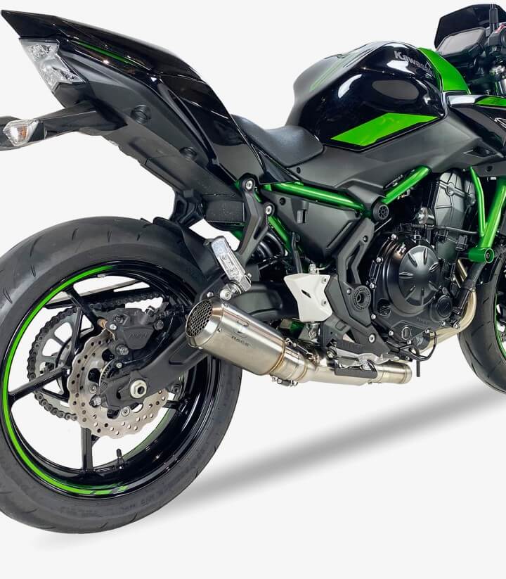 Auspuff AK7253S IXRACE MK2 Stahl für Kawasaki Ninja/Z 650 Full System (17-19)