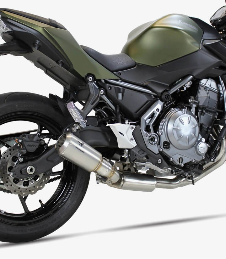 Auspuff AK7253S IXRACE MK2 Stahl für Kawasaki Ninja/Z 650 Full System (17-19)