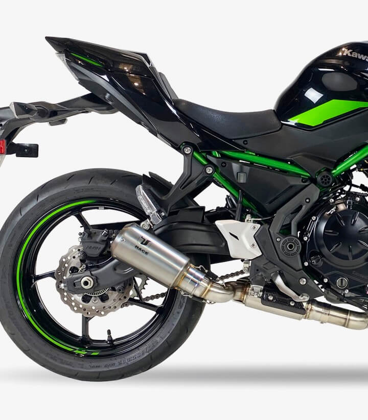 Auspuff AK7253S IXRACE MK2 Stahl für Kawasaki Ninja/Z 650 Full System (17-19)